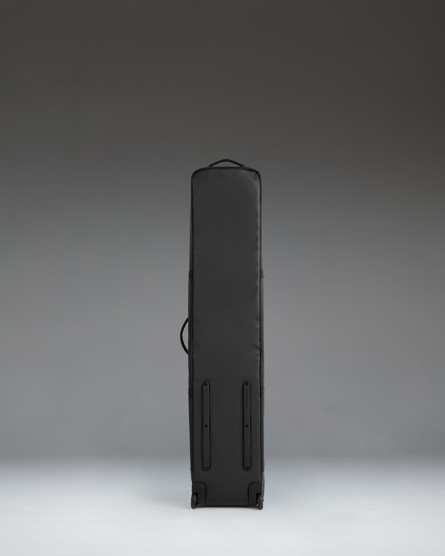 Black Herschel Supply Co. Snow Roller Bag 158cm showing size guide chart details.