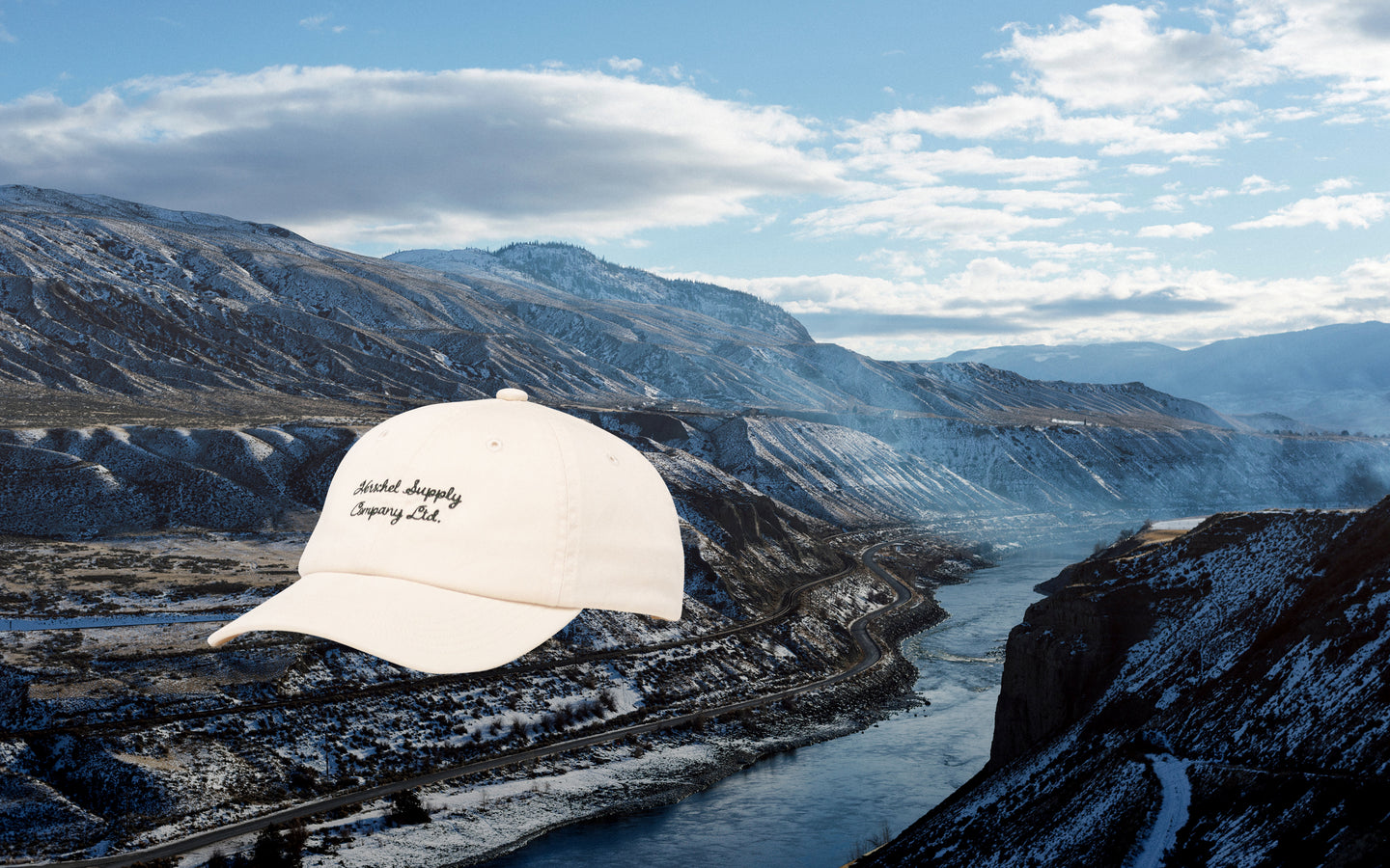 Herschel Supply Co. Sylas Vintage Cotton Cap in Vintage White.