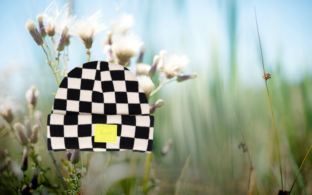 Herschel Supply Co. Elmer Toddler Graphic Beanie, 1-3 Years, in Checkerboard.
